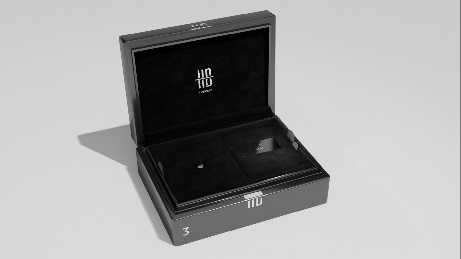 HB Antwerp coffret, ouvert de face