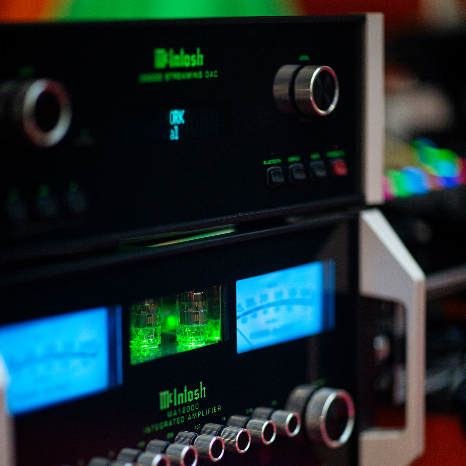 McIntosh x Virgil Abloh, amplifier detail